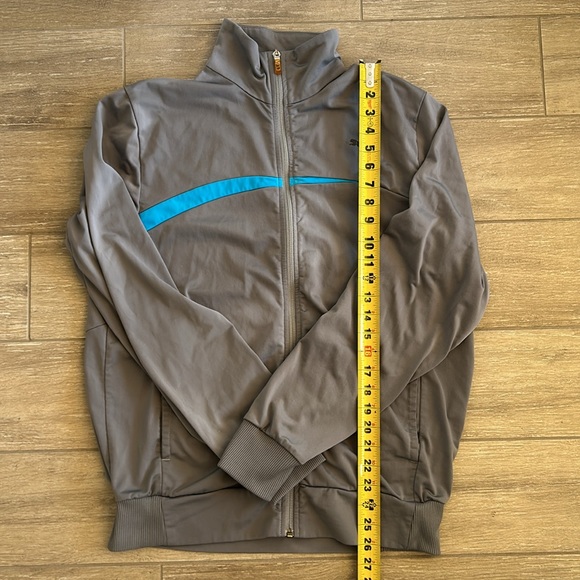 Puma Golf Menโs Full Zip Sweatshirt Jacket Gray โข Medium - Picture 11 of 14